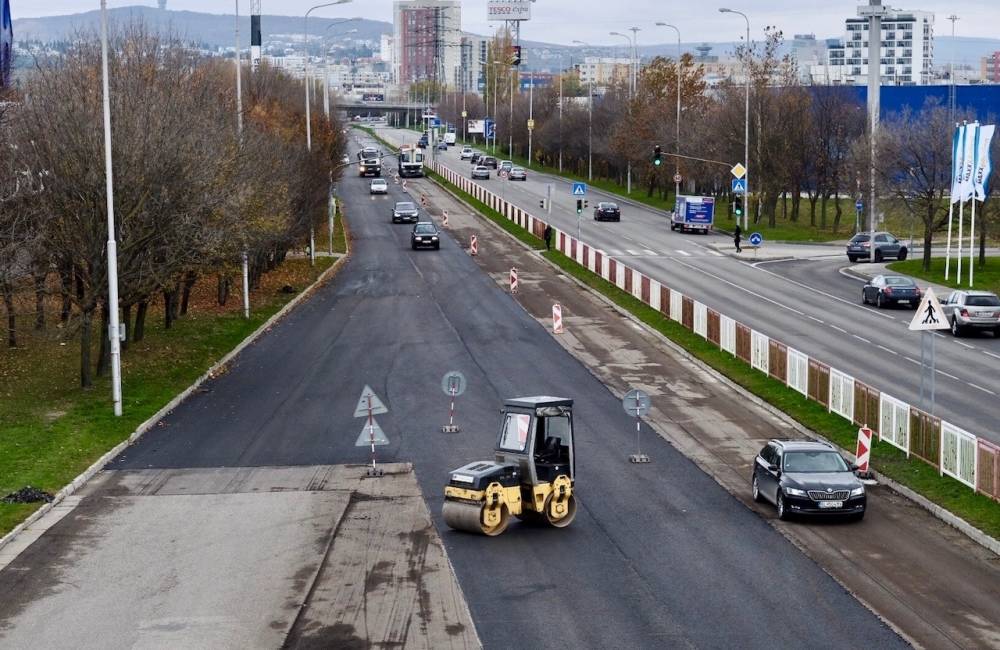 Foto: Bratislavu čakajú veľké opravy, hlavné dopravné ťahy sa dočkajú kompletnej rekonštrukcie