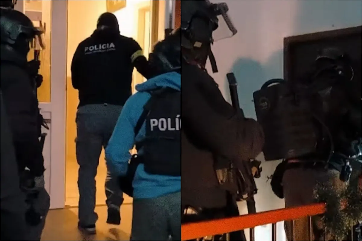 VIDEO: Veľká protidrogová razia na Slovensku, obvinili päť osôb, vrátane príslušníka Zboru väzenskej a justičnej stráže