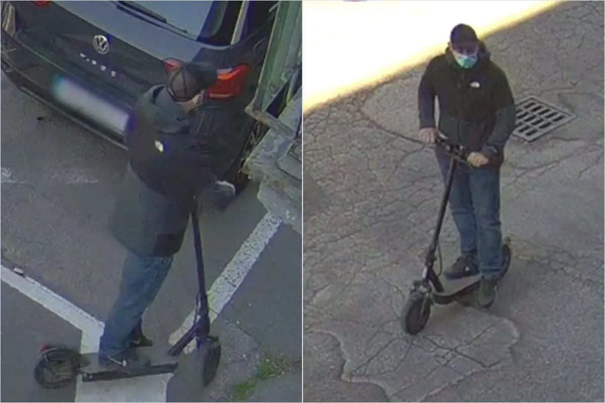 Neznámy muž ukradol z auta v Bratislave notebook a kabelku, polícia pátra po jeho totožnosti