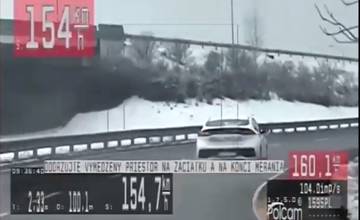 VIDEO: Na úseku s povolenou rýchlosťou 80 km/h išiel až 160 km/h, na mieste zaplatil pokutu 800 eur