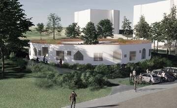 FOTO: Nová škôlka v Rači je skoro dokončená. Pôjde o ekologickú budovu so zelenou strechou