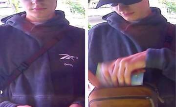 FOTO: Z cudzieho účtu si mal previezť 10-tisíc eur. Polícia pátra po bankovom zlodejovi z Ružinova