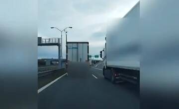 VIDEO: Polícia prichytila kamionistu, ktorý predbiehal na D1 smerom do Trnavy
