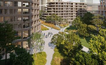 FOTO: Sky Park sa dočká rozšírenia. Projekt prinesie nové byty, kancelárie a občiansku vybavenosť
