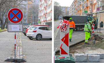 FOTO: V Novom Meste by mali pribudnúť nové parkovacie miesta, práce sa už začali