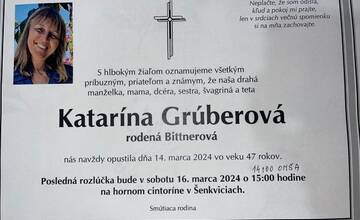 Obyvatelia bratislavskej mestskej časti Rača smútia. Vo veku 47 rokov zomrela obľúbená zdravotná sestra