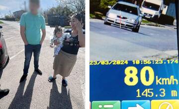FOTO: Polícia zastavila v Senci auto pre rýchlu jazdu. Za volantom však sedel 14-ročný chlapec