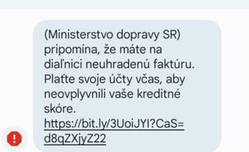 Žena zo Senca reagovala na podvodnú SMS z ministerstva dopravy. Prišla o stovky eur. Dávajte si pozor