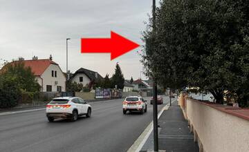 Vodiči v Rači častujú chodcov nadávkami pri prechode cez cestu. Značku však zakrýva strom a priechod nie je nakreslený