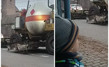 VIDEO: Záhadný stroj v Senci. Malý chlapec sa pýta dospelých, čo je to za mašinu. Dostane ju pod stromček?