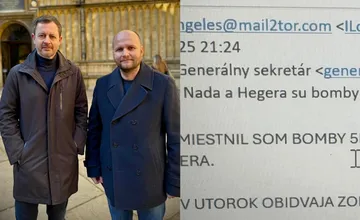 Po Čurillovi a Lipšicovi nahlásil anonym bombu aj u Naďa a Hegera, na políciu sa však obrátiť neplánujú