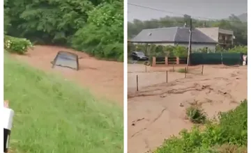 VIDEO: V okrese Prešov so sebou voda brala aj autá, v niektorých obciach je vyhlásená mimoriadna situácia