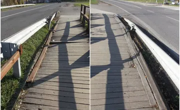 Petržalčania sú rozčarovaní z dezolátneho stavu mostíku cez Chorvátske rameno, pred voľbami sľubovali aj bezbariérový