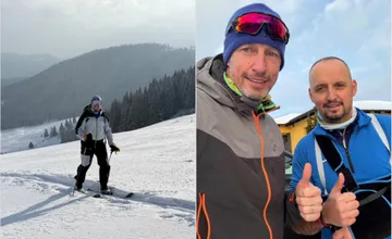 FOTO: Poslanec František Majerský sa zranil na svahu, predseda KDH ho odviezol rovno do nemocnice