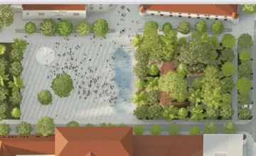 Revitalizácia Radničného námestia v Pezinku vyvolala vášnivú diskusiu. Zeleň áno, parkovanie nie?