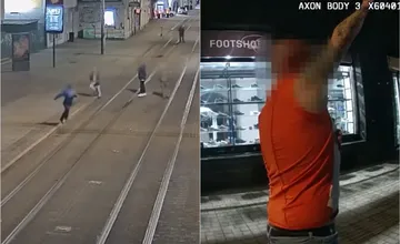 Policajtov zdravil hajlovaním. Po Obchodnej v Bratislave behal agresívny muž s nožom v ruke, skončil v cele
