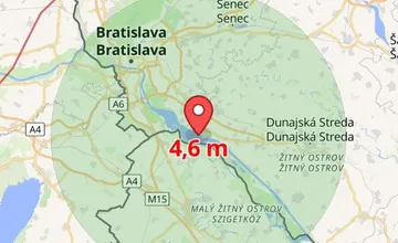 Bratislavu zasiahlo zemetrasenie s magnitúdou 4,3. Otrasy bolo cítiť aj v okolí mesta, tvrdia obyvatelia