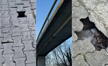 V Malackách sa prepadáva dlažba na chodníkoch a ľudia sa boja aj o stav mostu Slimák. Niektorí sa mali aj zraniť