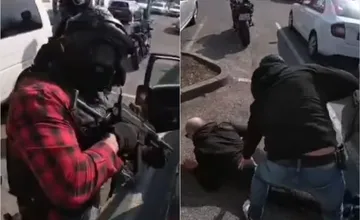 VIDEO: Dvaja muži chceli v Bratislave predať pušky za 9-tisíc eur. Netušili však, že ich predávajú policajtom