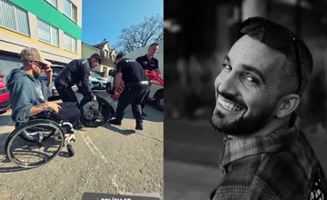 FOTO: Bekimovi ukradli v Pezinku špeciálnu trojkolku, teraz verejne ďakuje mužom zákona za jej nájdenie