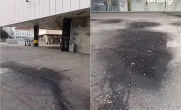 VIDEO: Bratislavčania sa smejú na provizórnych opravách Kamenného námestia. Toto myslia vážne?, krútia hlavami