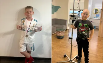 FOTO: 7-ročný Theo bojuje so zákernou rakovinou, pomôcť mu môže terapia s astronomickou cenovkou. Rodina prosí o pomoc