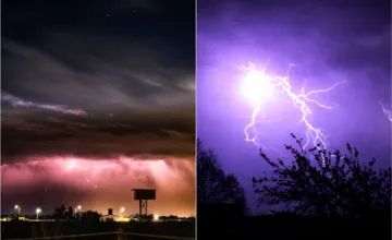 FOTO: Bratislavčania zachytili nádherné zábery búrky. Na oblohe šľahali neprehliadnuteľné blesky