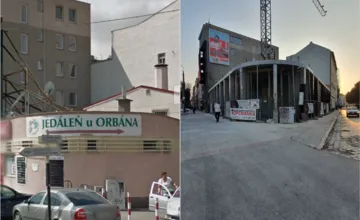 FOTO: Na mieste bývalej jedálne U Orbána rastie polyfunkčný Dom na Malom trhu, ľudia spomínajú na legendárny perkelt