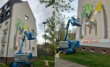 Prvý mural v Krasňanoch teší obyvateľov, podľa starostu ide o výborný nápad, ktorý skrášli priestor