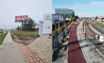 FOTO: Zanedbané parkovisko v Krasňanoch sa mení na moderný priestor. Revitalizácia pred depom finišuje