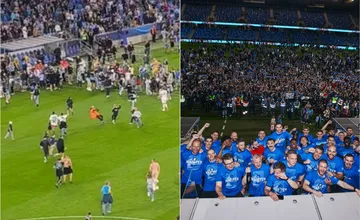 VIDEO: Oslavy majstrovského titulu Slovana dopadli pre 13-ročnú fanúšičku katastrofálne. SBS-kár jej zlomil nohu