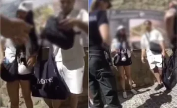 VIDEO: Na Bratislavskom hrade chceli okradnúť turistku. Jeden kradol, druhá ho kryla dáždnikom