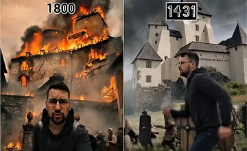 Mladík z Oravy pomocou AI oživuje históriu Slovenska, vdýchol život starým hradom, dedinám aj vojnovým fotografiám