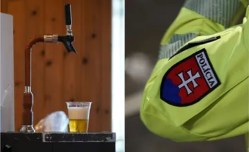 Pripravovala sa na hokejové fandenie? Žena v Devínskej Novej Vsi ukradla výčap, polícia ju zadržala na ulici 