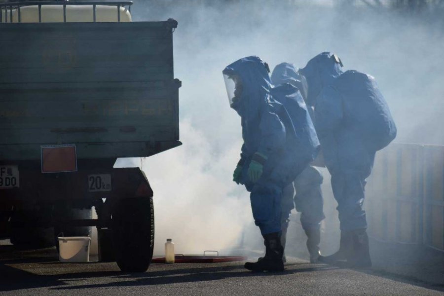 Bratislavskí hasiči si overili a doplnili zručnosti na medzinárodnom cvičení so škodlivými látkami, foto 13