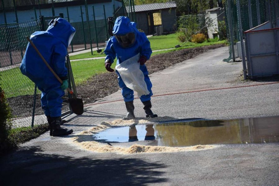 Bratislavskí hasiči si overili a doplnili zručnosti na medzinárodnom cvičení so škodlivými látkami, foto 26