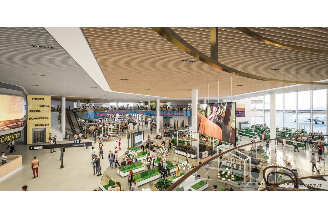 FOTO: Viedenské letisko sa rozšíri o nový a moderný terminál, foto 4