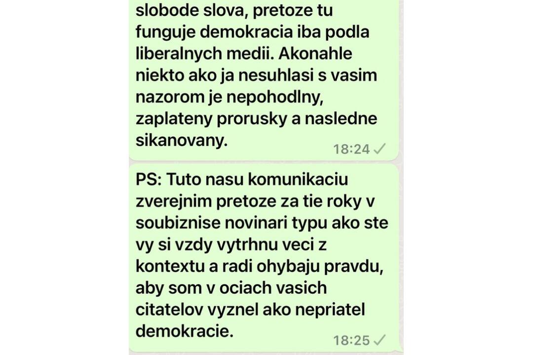 FOTO: Komunikácia medzi Rytmusom a novinárom portálu Aktuality, foto 2