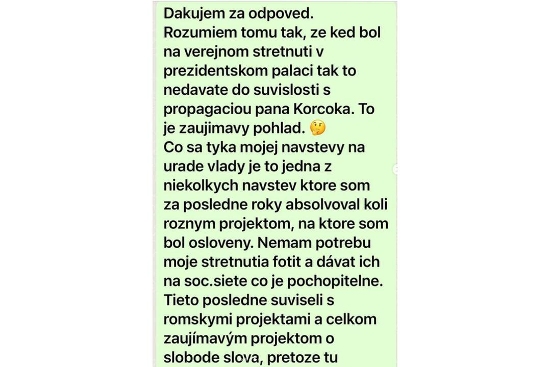 FOTO: Komunikácia medzi Rytmusom a novinárom portálu Aktuality, foto 3