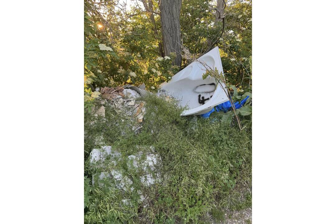 FOTO: Skládka za železničnou stanicou v Rovinke obyvateľov trápi už dva roky, foto 1