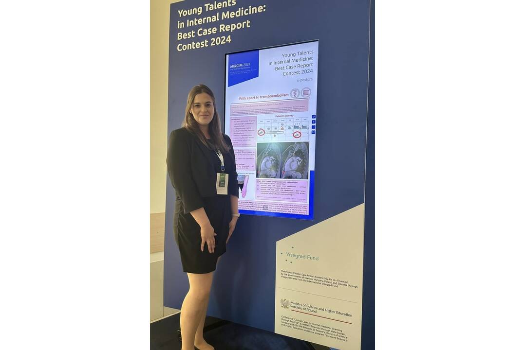 FOTO: Doktorka Pavúková z Univerzitnej nemocnice Bratislava na medzinárodnej konferencii, foto 1