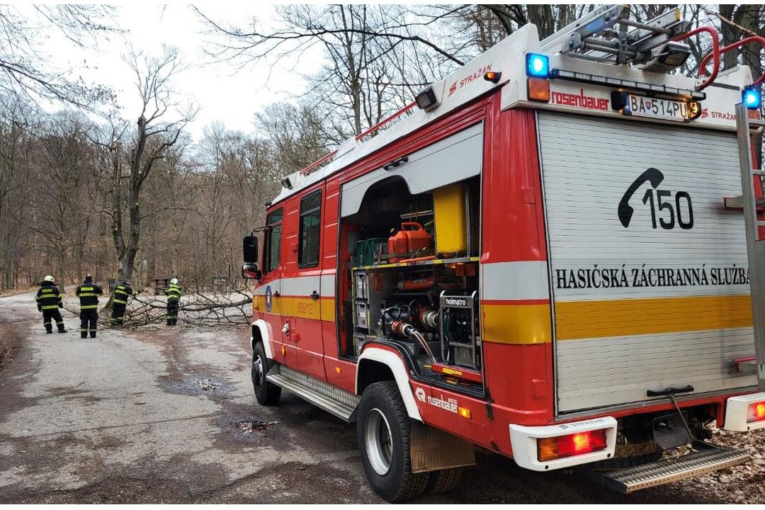 FOTO: Cez víkend budú Bratislavu bičovať búrky. Takto vyzerali zásahy hasičov a policajtov naposledy, foto 4