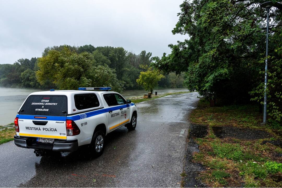 FOTO: V Bratislave v piatok vyčíňal silný vietor, foto 13