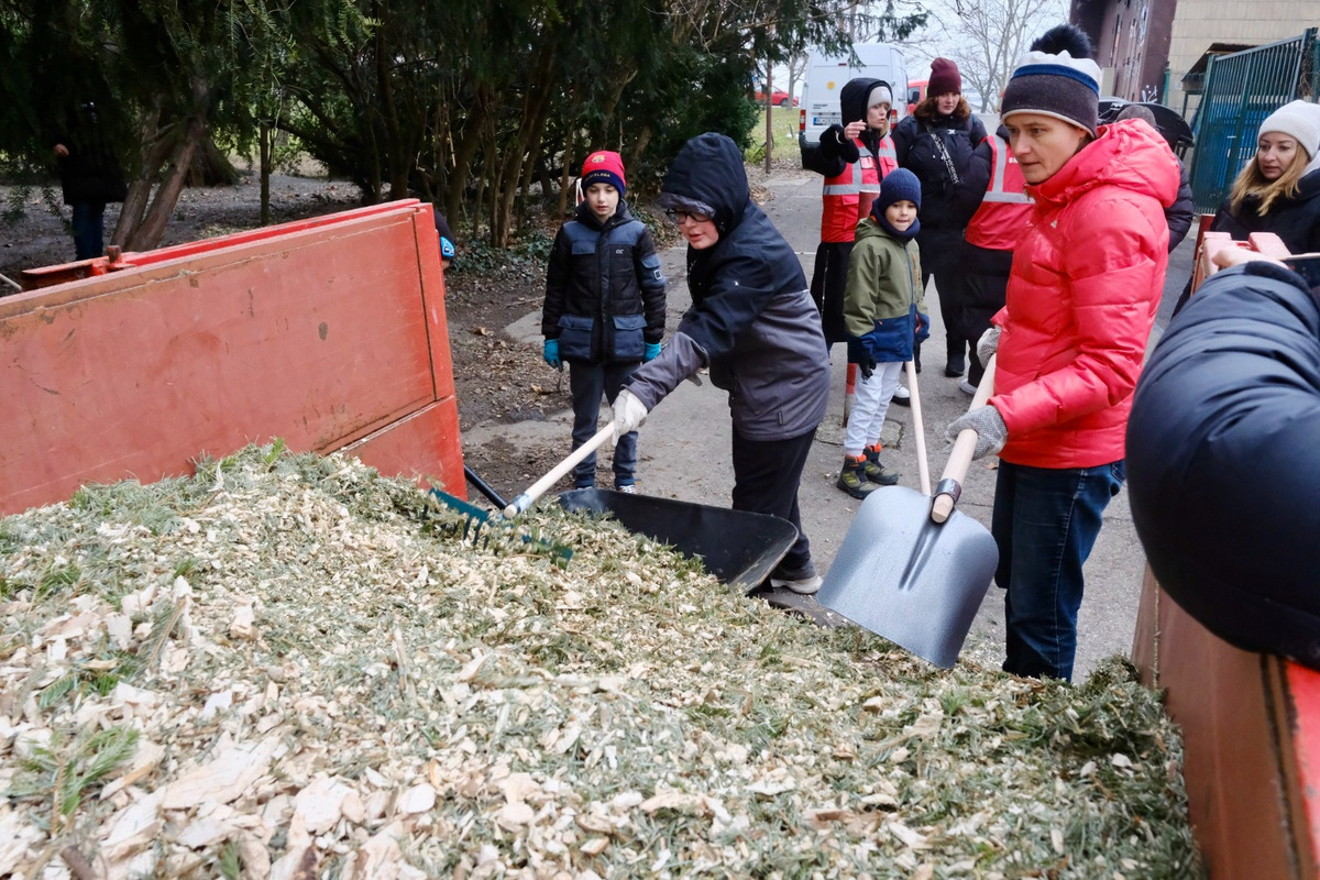 FOTO: Novoročná mulčovačka 2025 v Sade Janka Kráľa v Petržalke, foto 15