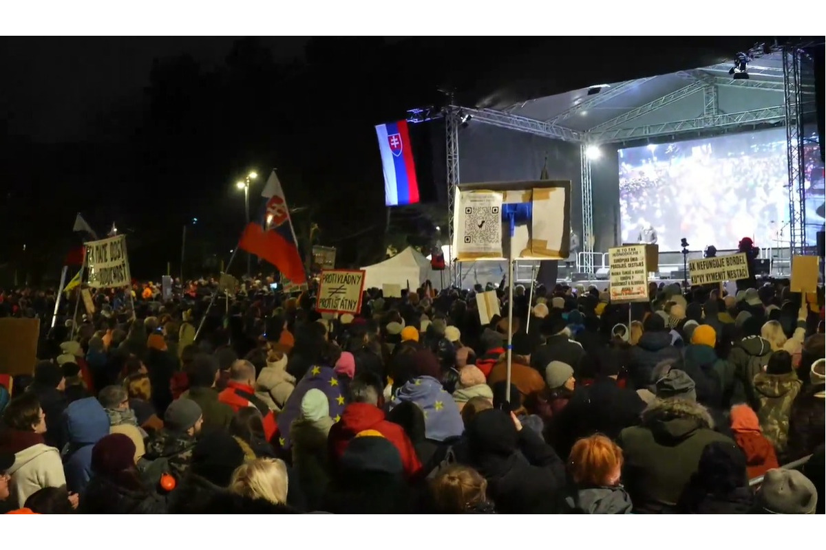 FOTO: Protest v Bratislave, foto 3