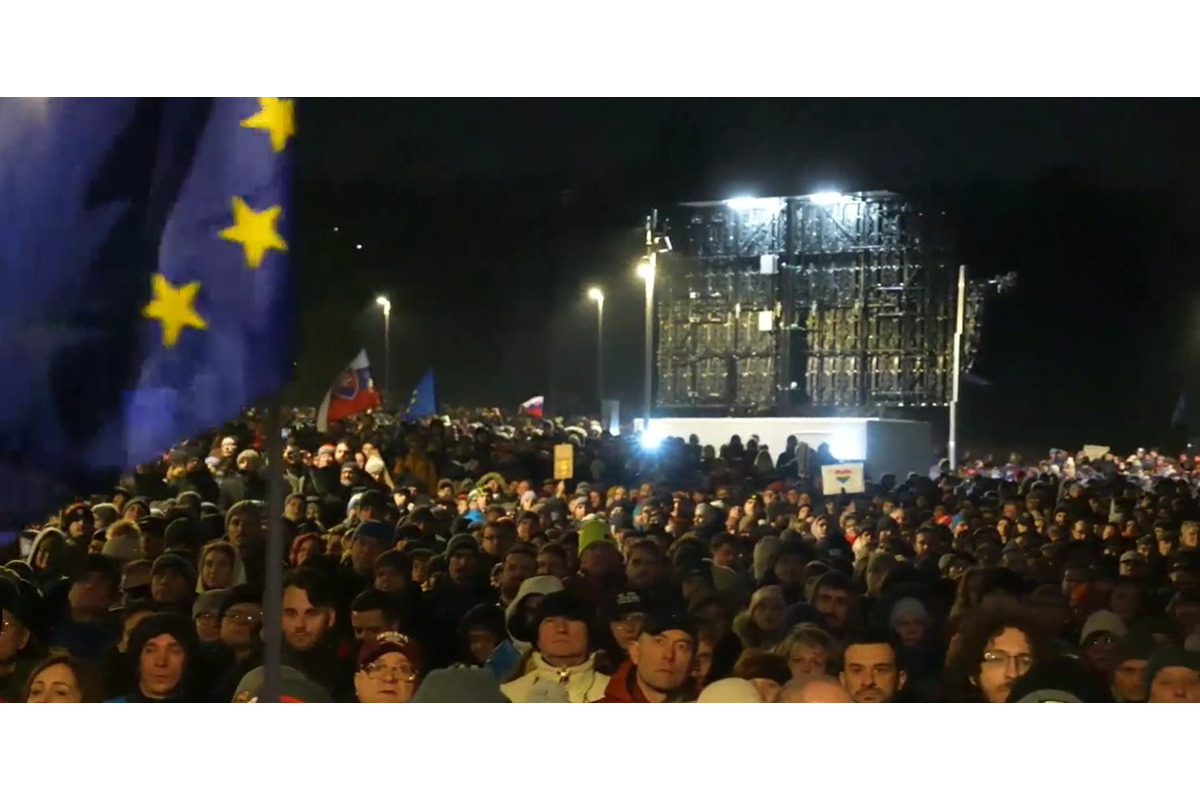 FOTO: Protest v Bratislave, foto 4