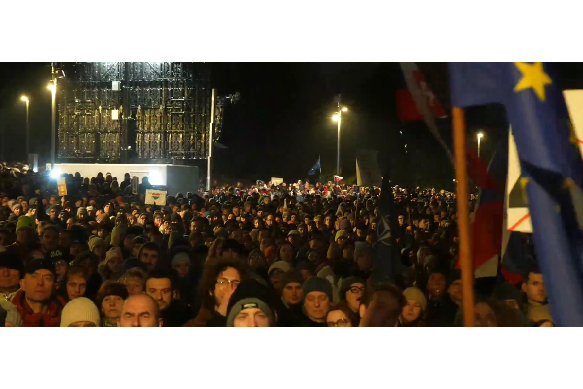 FOTO: Protest v Bratislave, foto 8