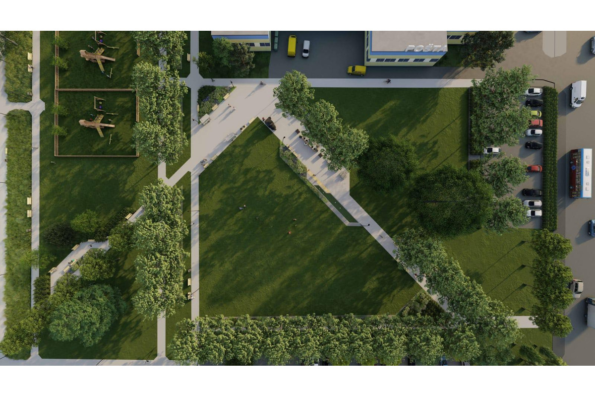 FOTO: Projekt nového parku na Uzbeckej v Podunajských Biskupiciach, foto 1