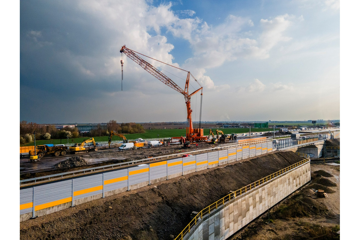 FOTO: Križovatka diaľnic D1 a D4 z vtáčej perspektívy, foto 4
