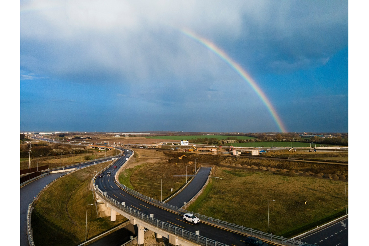 FOTO: Križovatka diaľnic D1 a D4 z vtáčej perspektívy, foto 7